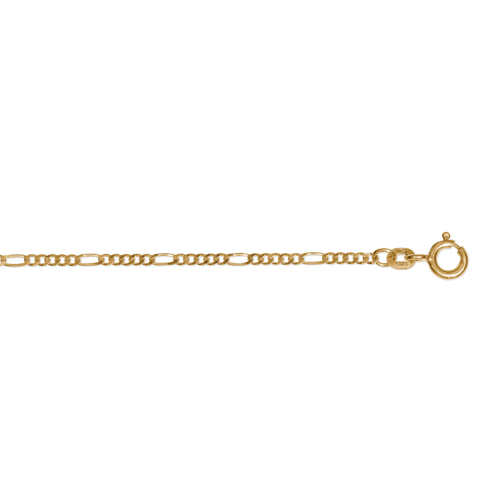 Halskette Figaro Gelbgold