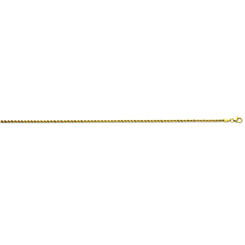 Halskette Kordel Thick Gelbgold