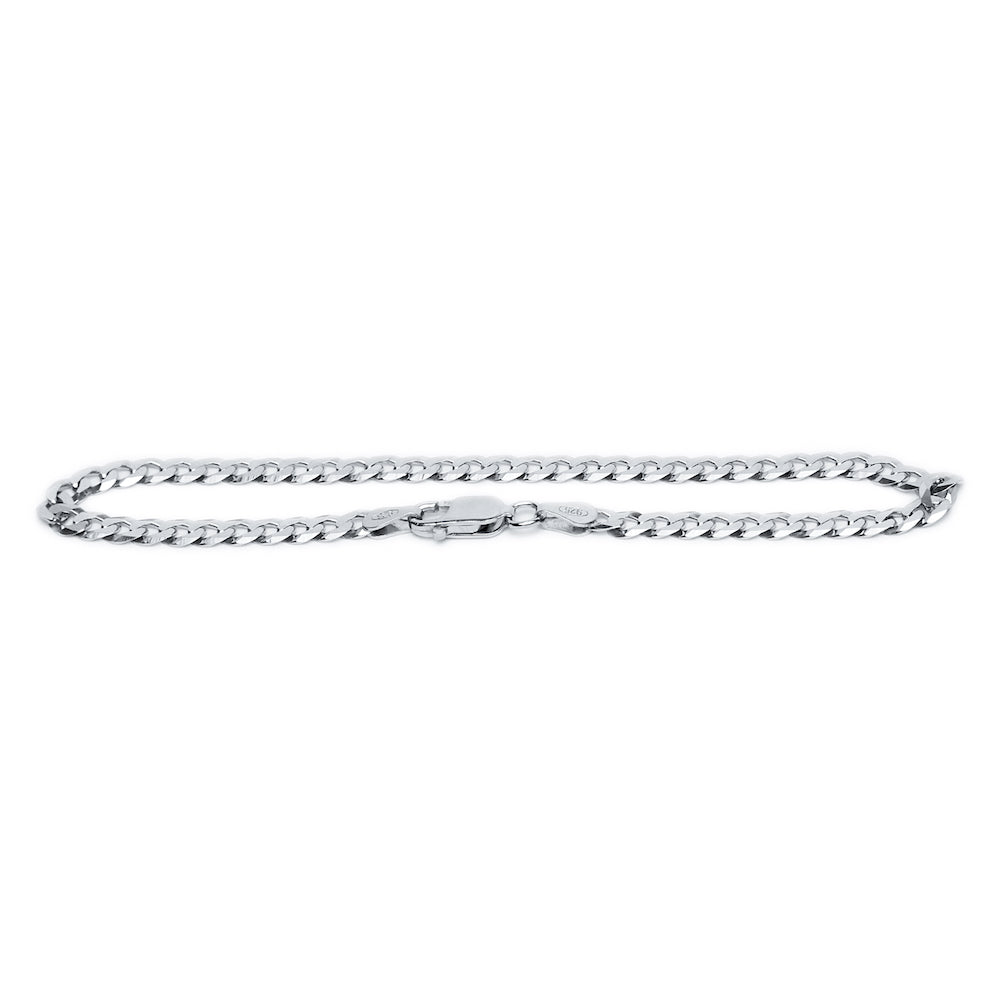 Silber-Armkette-Cuban-Komplettansicht