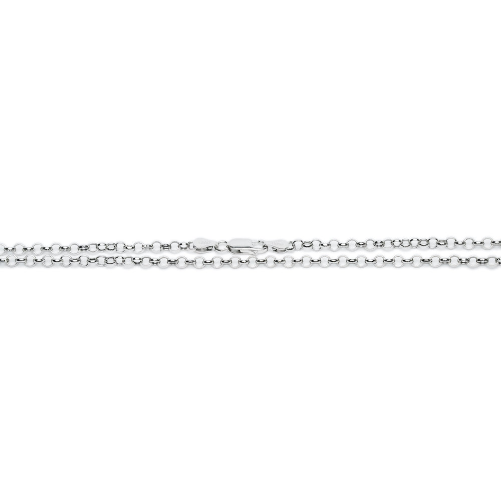 Silber-Halskette-Erbs-Detailansicht